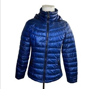 Calvin Klein Women’s Hooded Down Feathers Puffer Packable Jacket